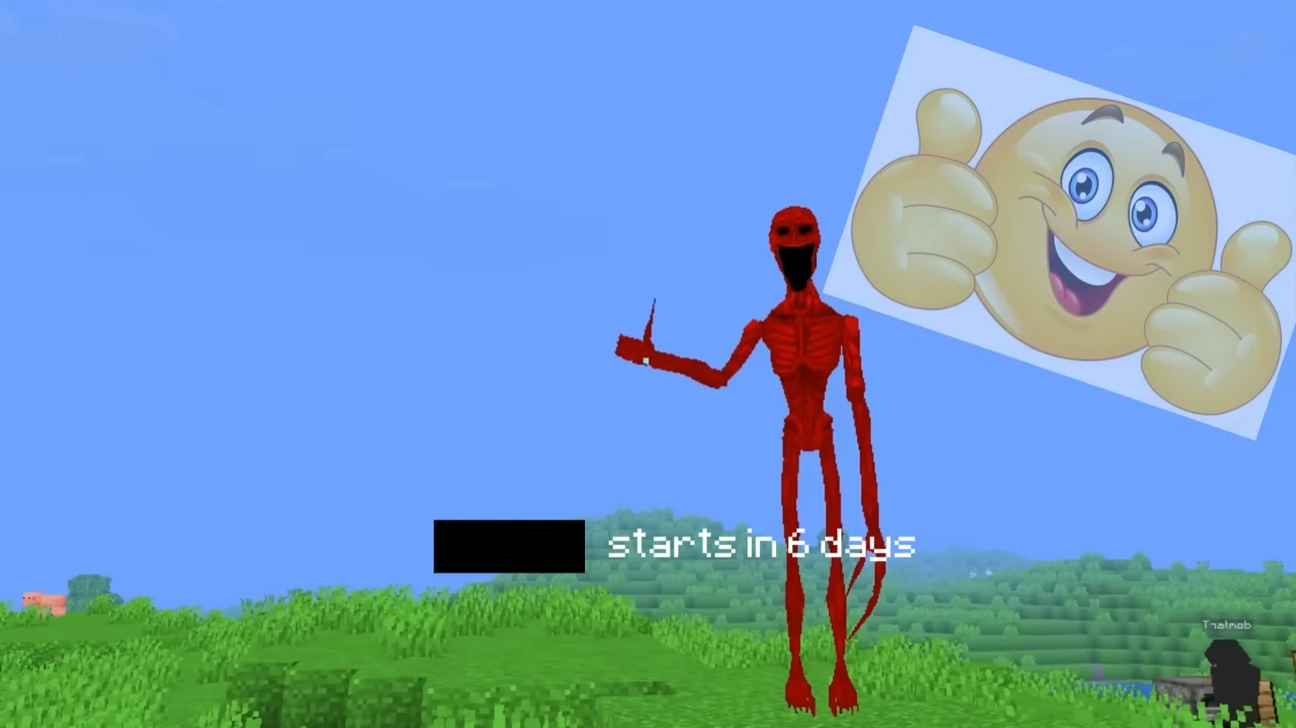 Creator giving a thumbs-up to Twixxel